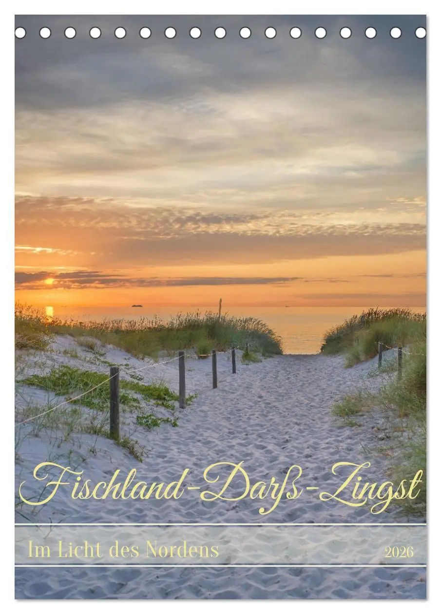 Cover: 9783516691078 | Fischland-Darß-Zingst - Im Licht des Nordens (Tischkalender 2026...