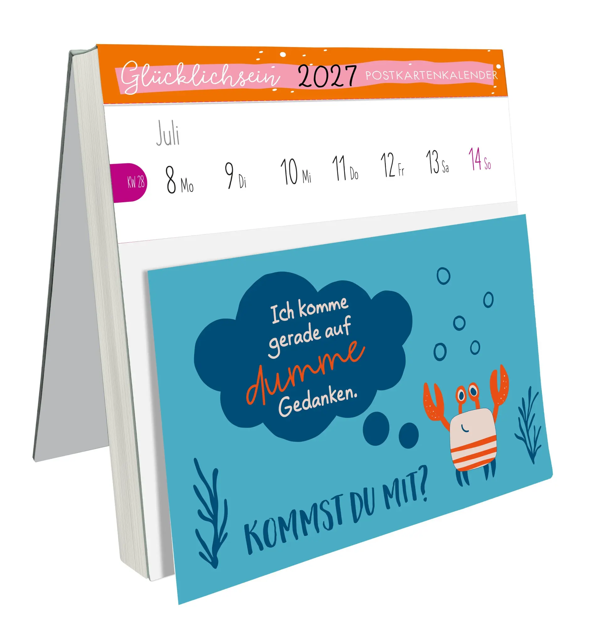 Bild: 4262480691178 | Postkartenkalender Glücklichsein 2027 by konfettiberlin | Kalender