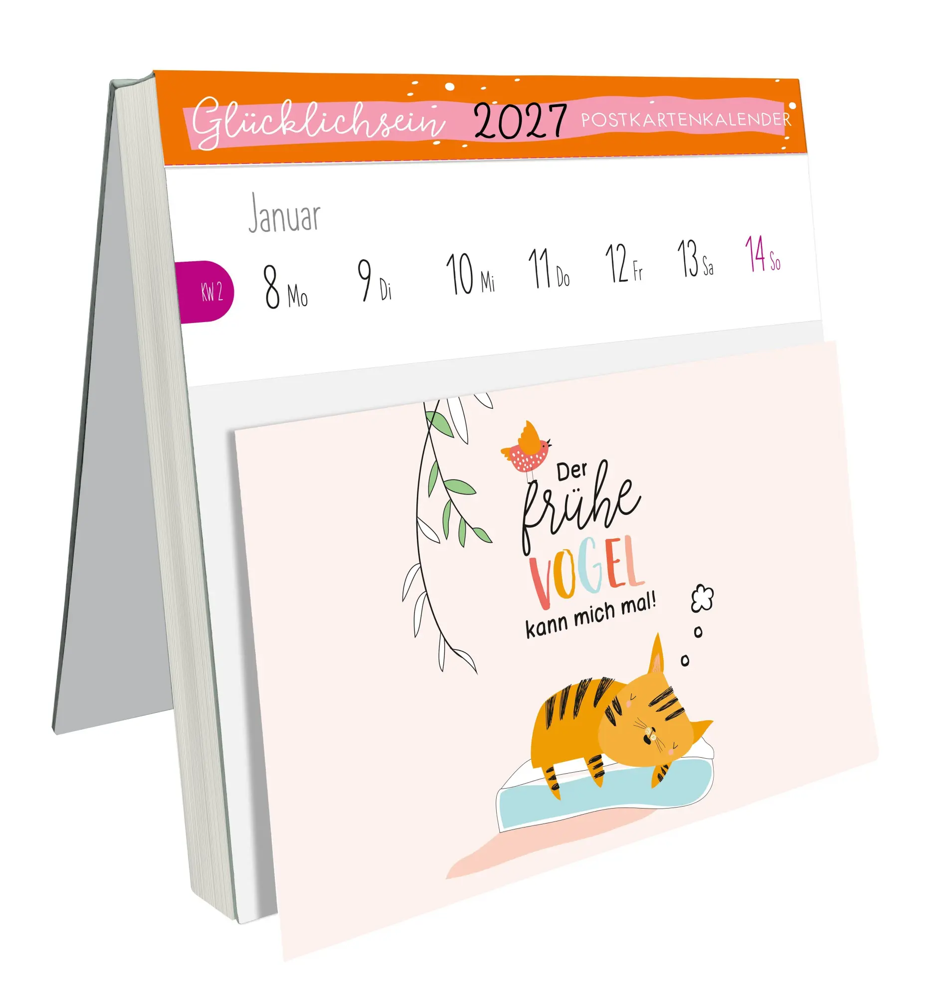 Bild: 4262480691178 | Postkartenkalender Glücklichsein 2027 by konfettiberlin | Kalender