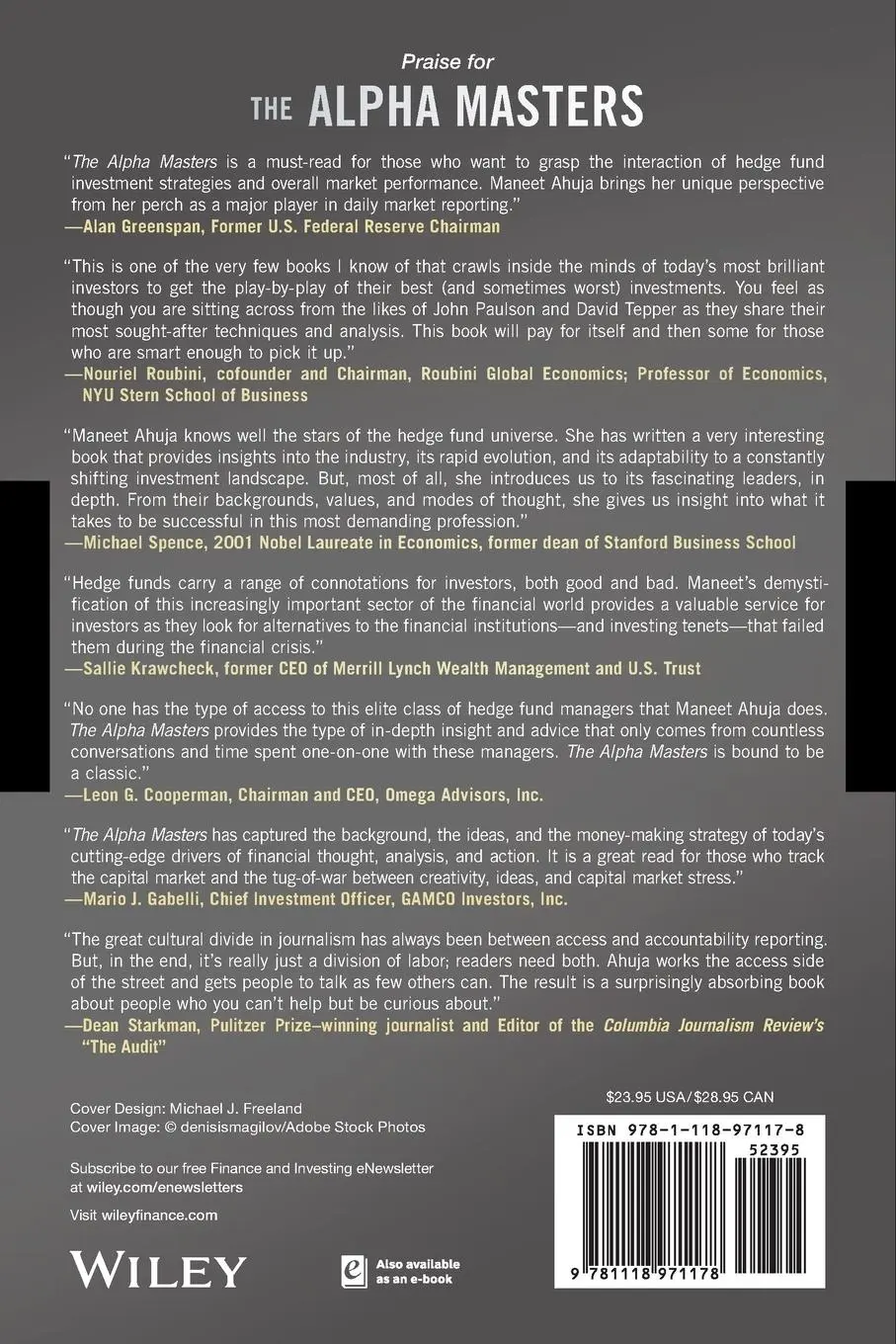 Rückseite: 9781118971178 | The Alpha Masters | Maneet Ahuja | Taschenbuch | 250 S. | Englisch