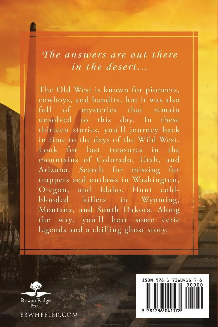 Rückseite: 9781736041178 | Mysteries of the Old West | E. B. Wheeler | Taschenbuch | Englisch