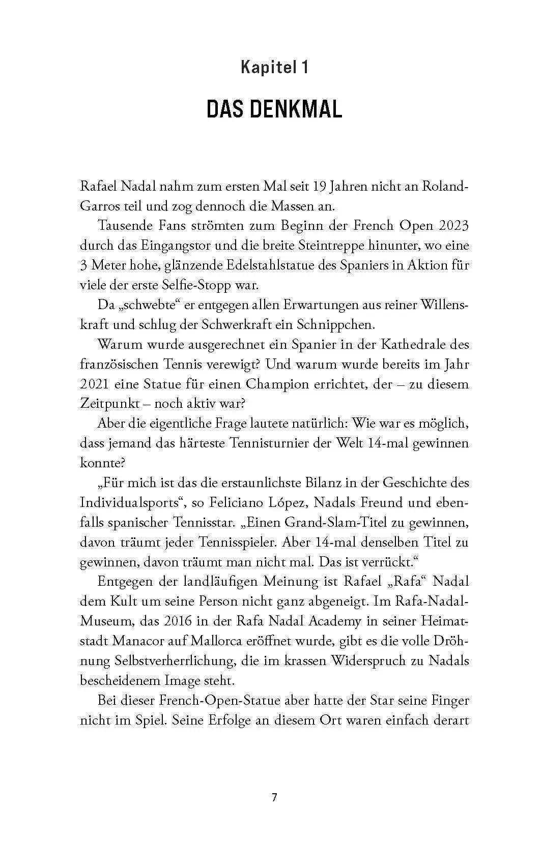 Bild: 9783985881178 | Rafael Nadal: Der Sandplatzkönig | Christopher Clarey | Taschenbuch