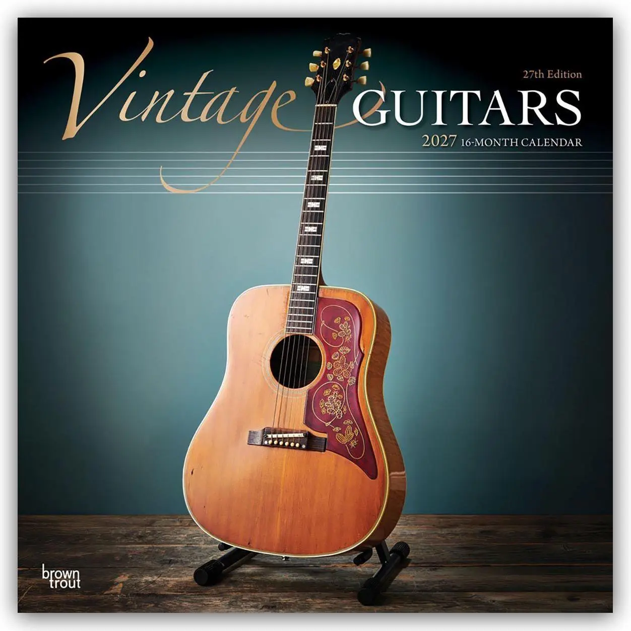 Cover: 9798330711178 | Vintage Guitars - Vintage-Gitarren 2027 - 16-Monatskalender | Kalender