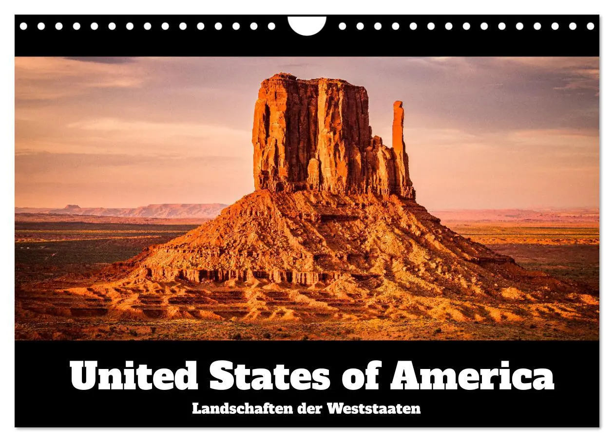 Cover: 9783457581278 | USA: Landschaften der Weststaaten (Wandkalender 2026 DIN A4 quer),...