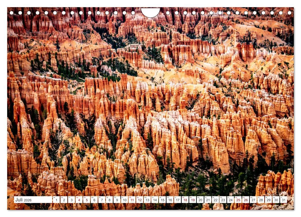 Bild: 9783457581278 | USA: Landschaften der Weststaaten (Wandkalender 2026 DIN A4 quer),...