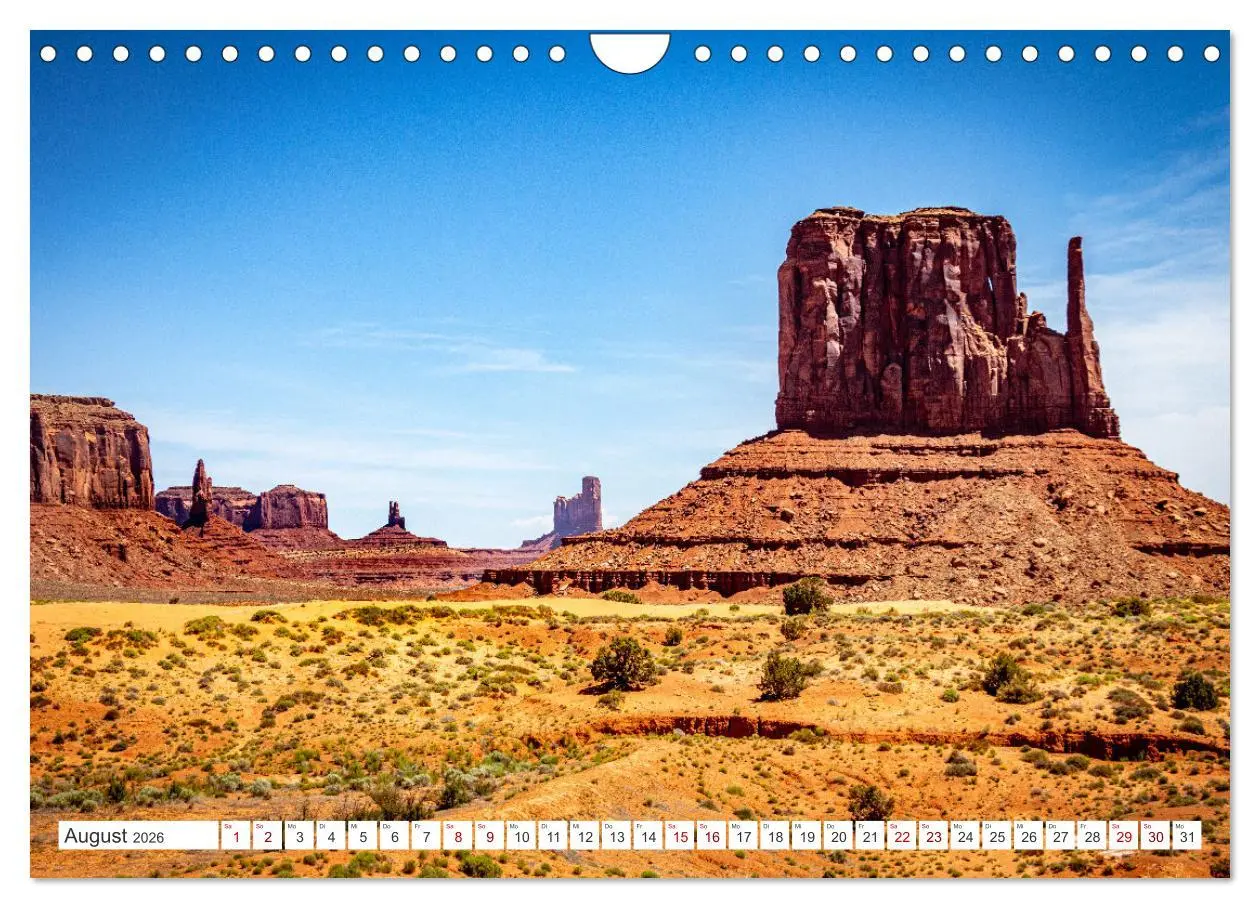 Bild: 9783457581278 | USA: Landschaften der Weststaaten (Wandkalender 2026 DIN A4 quer),...