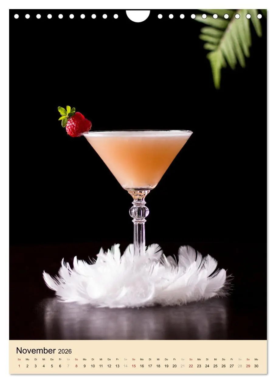 Bild: 9783516361278 | Cocktails mit Blumen und Pflanzen (Wandkalender 2026 DIN A4 hoch),...
