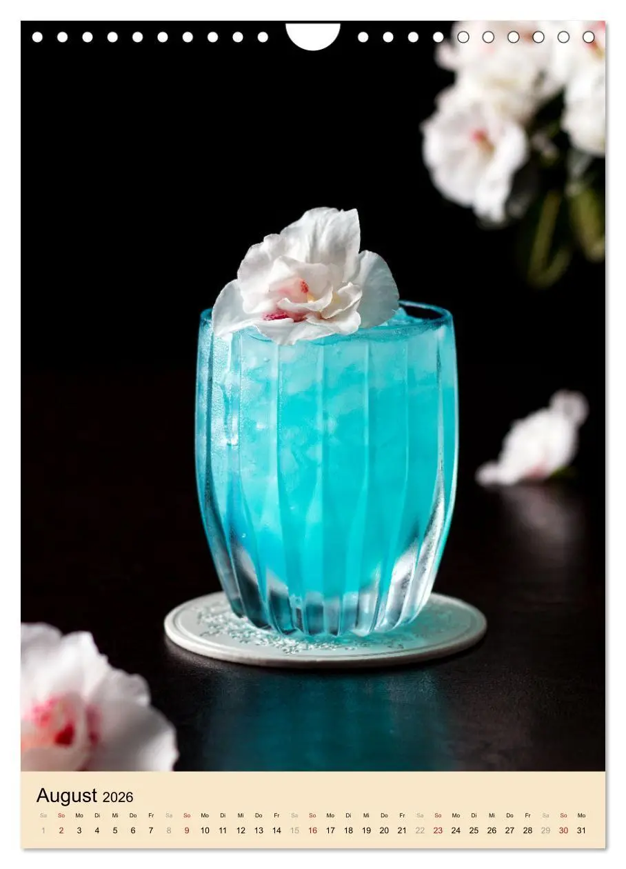 Bild: 9783516361278 | Cocktails mit Blumen und Pflanzen (Wandkalender 2026 DIN A4 hoch),...