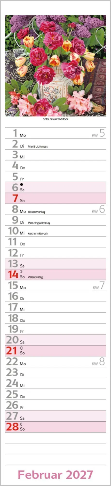 Bild: 9783819301278 | Flowers Langplaner 2027 | Langplaner | Verlag Korsch | Kalender | 2027