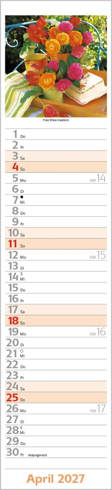 Bild: 9783819301278 | Flowers Langplaner 2027 | Langplaner | Verlag Korsch | Kalender | 2027