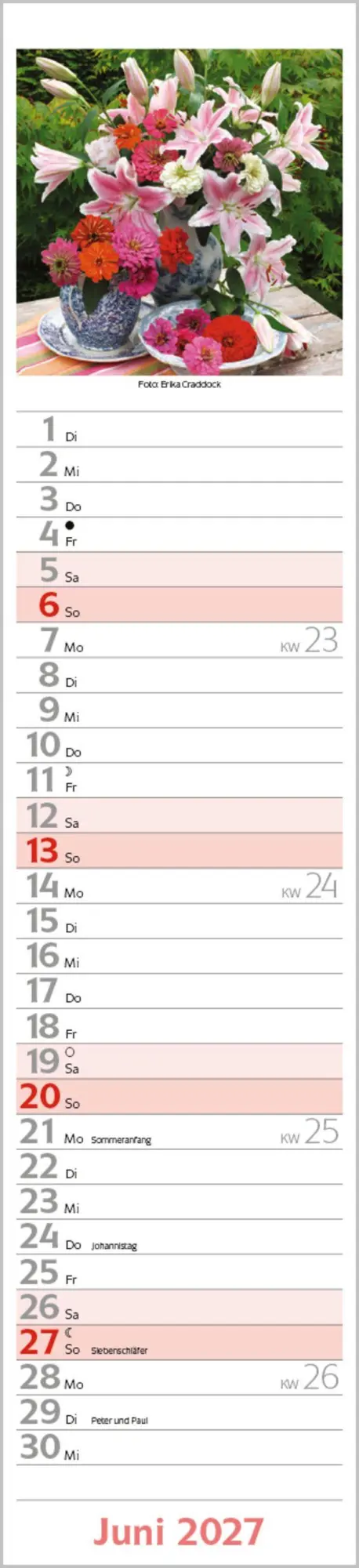 Bild: 9783819301278 | Flowers Langplaner 2027 | Langplaner | Verlag Korsch | Kalender | 2027
