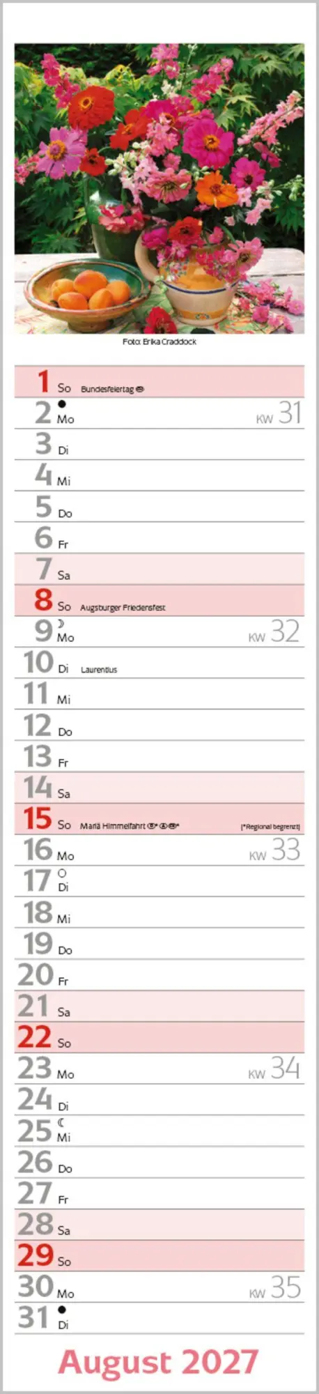 Bild: 9783819301278 | Flowers Langplaner 2027 | Langplaner | Verlag Korsch | Kalender | 2027