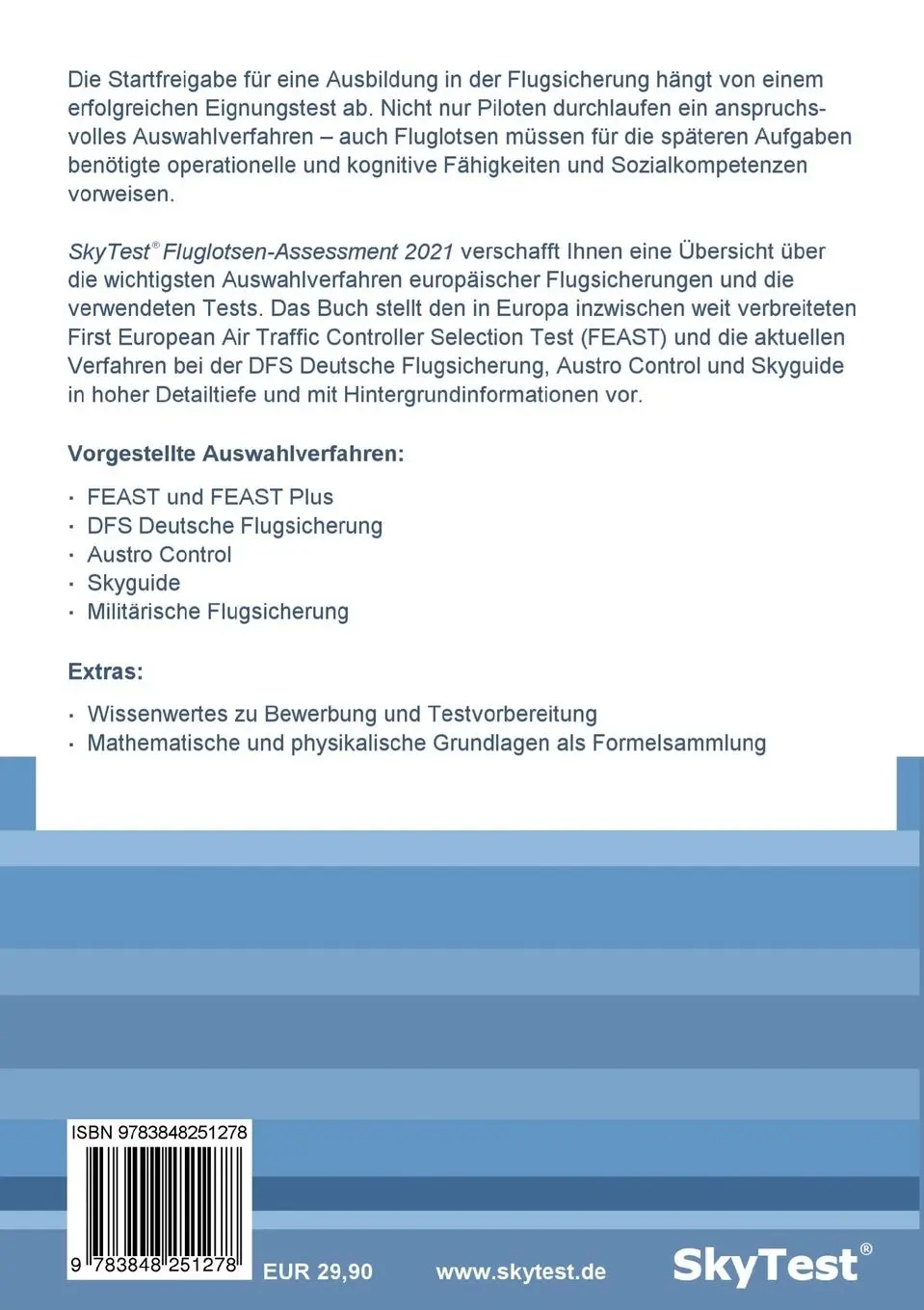 Rückseite: 9783848251278 | SkyTest® Fluglotsen-Assessment 2025 | Dennis Dahlenburg (u. a.) | Buch