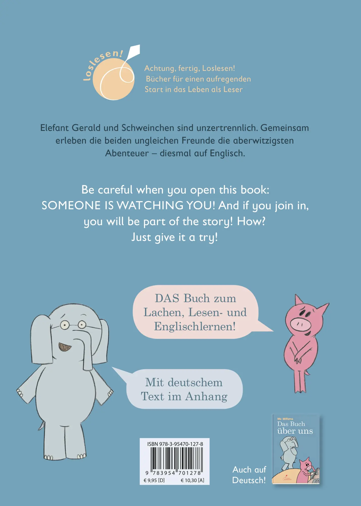 Rückseite: 9783954701278 | We are in a book! | Mein erstes Buch auf Englisch! | Mo Willems | Buch