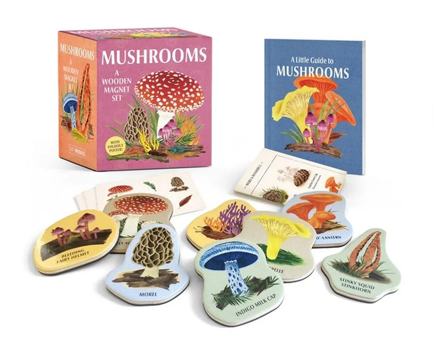 Cover: 9780762481378 | Mushrooms: A Wooden Magnet Set | Meg Madden | Taschenbuch | Englisch