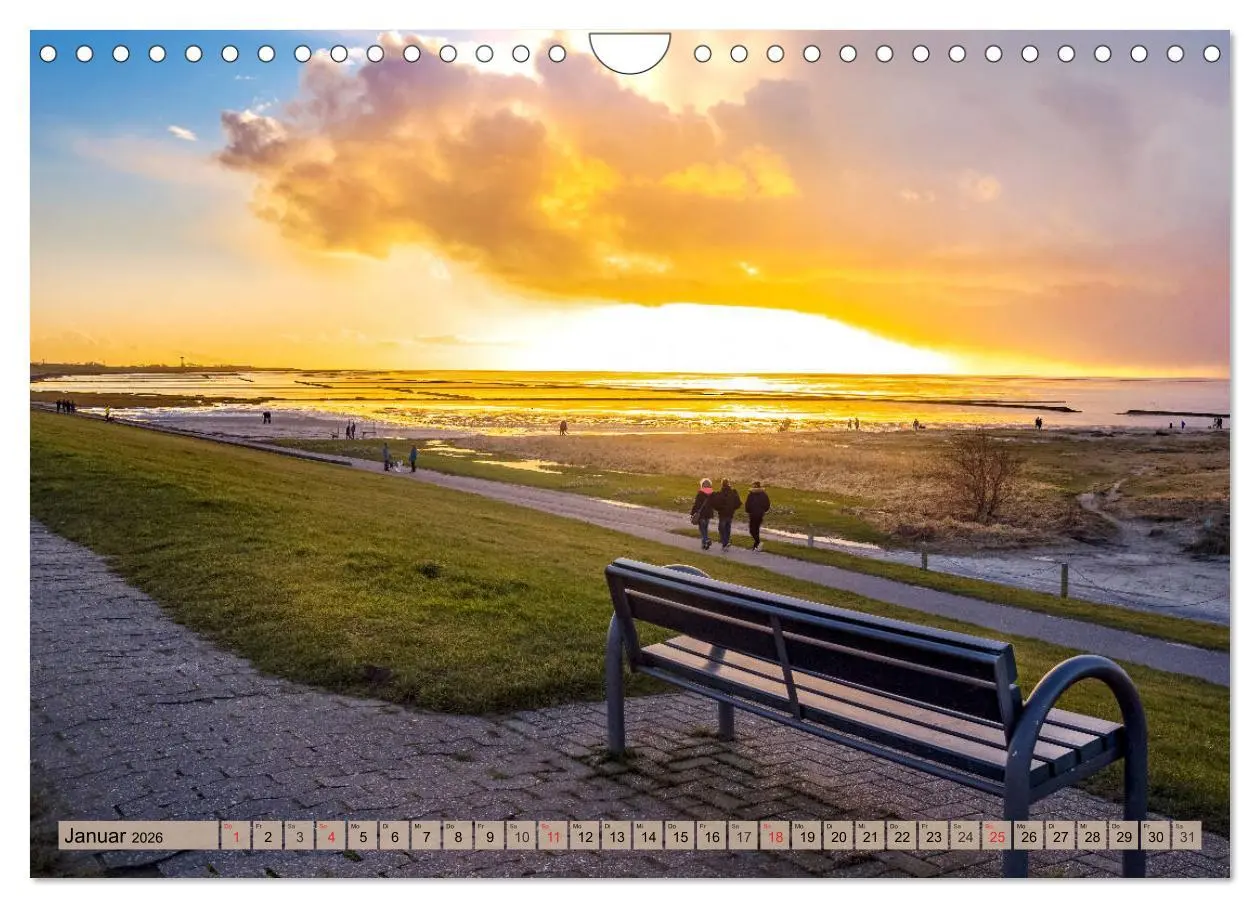 Bild: 9783457641378 | NORDDEICH-LIEBE (Wandkalender 2026 DIN A4 quer), CALVENDO...