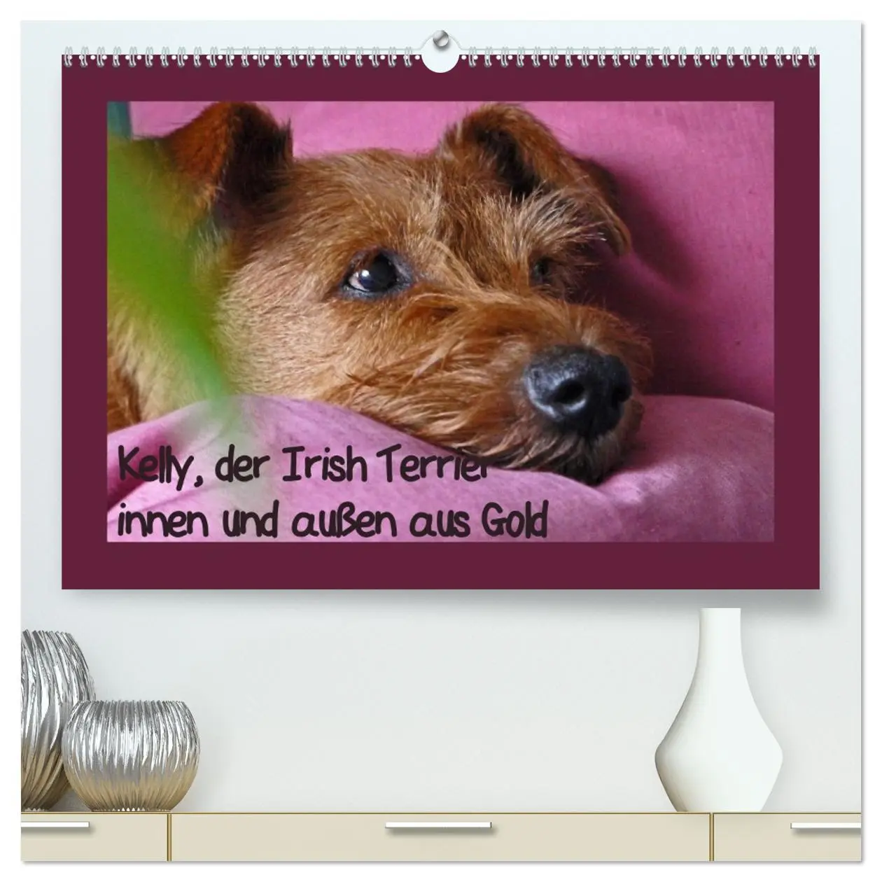 Cover: 9783457711378 | Kelly, der Irish Terrier - innen und außen aus Gold (hochwertiger...