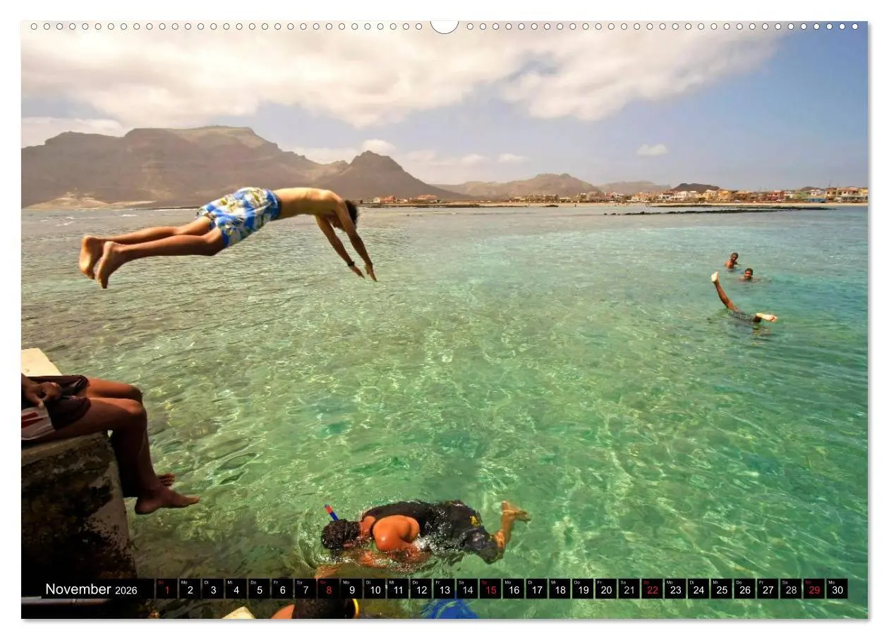 Bild: 9783516111378 | Kap Verde (Wandkalender 2026 DIN A2 quer), CALVENDO Monatskalender