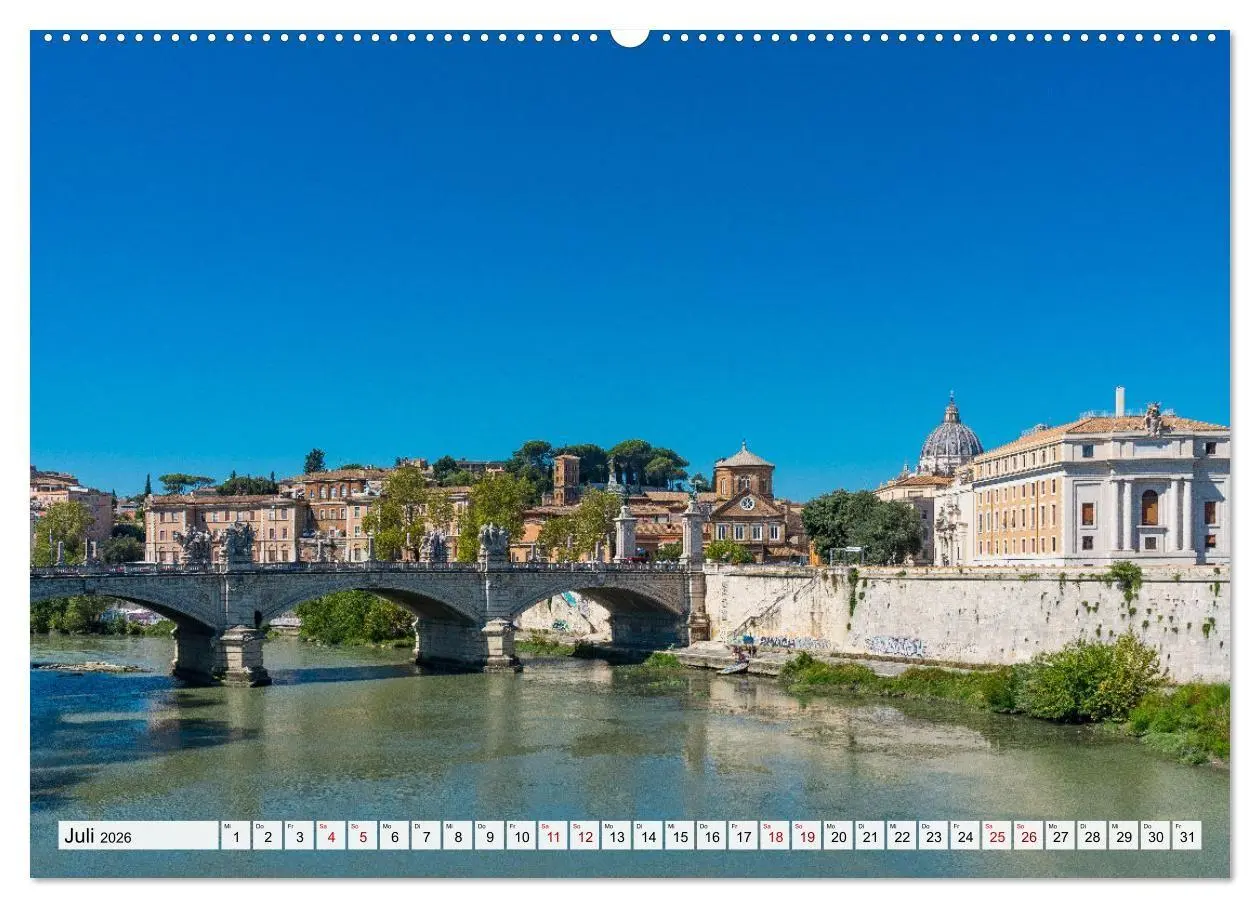Bild: 9783516661378 | Ein Spaziergang durch Rom (Wandkalender 2026 DIN A2 quer), CALVENDO...