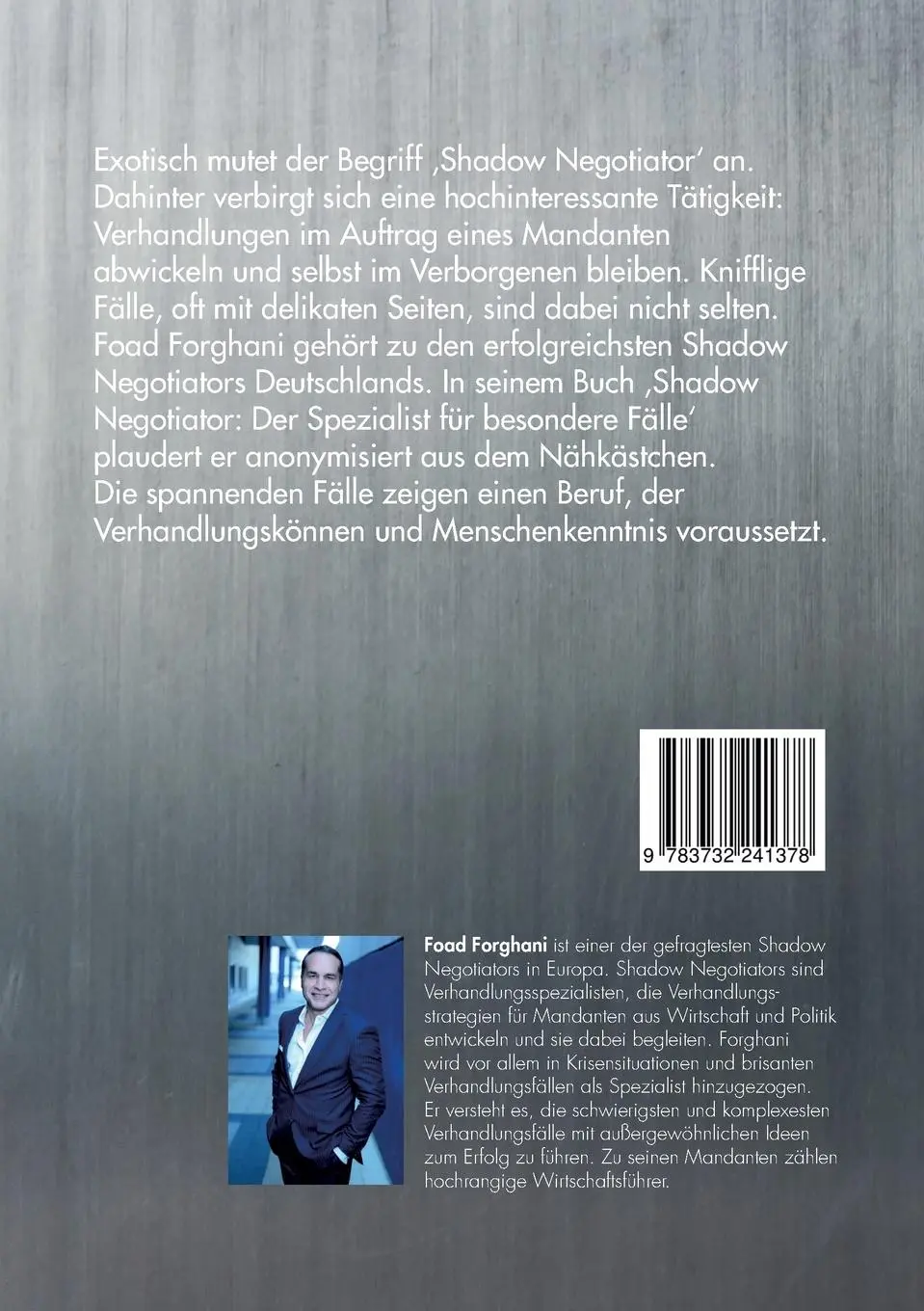 Rückseite: 9783732241378 | Shadow Negotiator | Der Spezialist für besondere Fälle | Foad Forghani