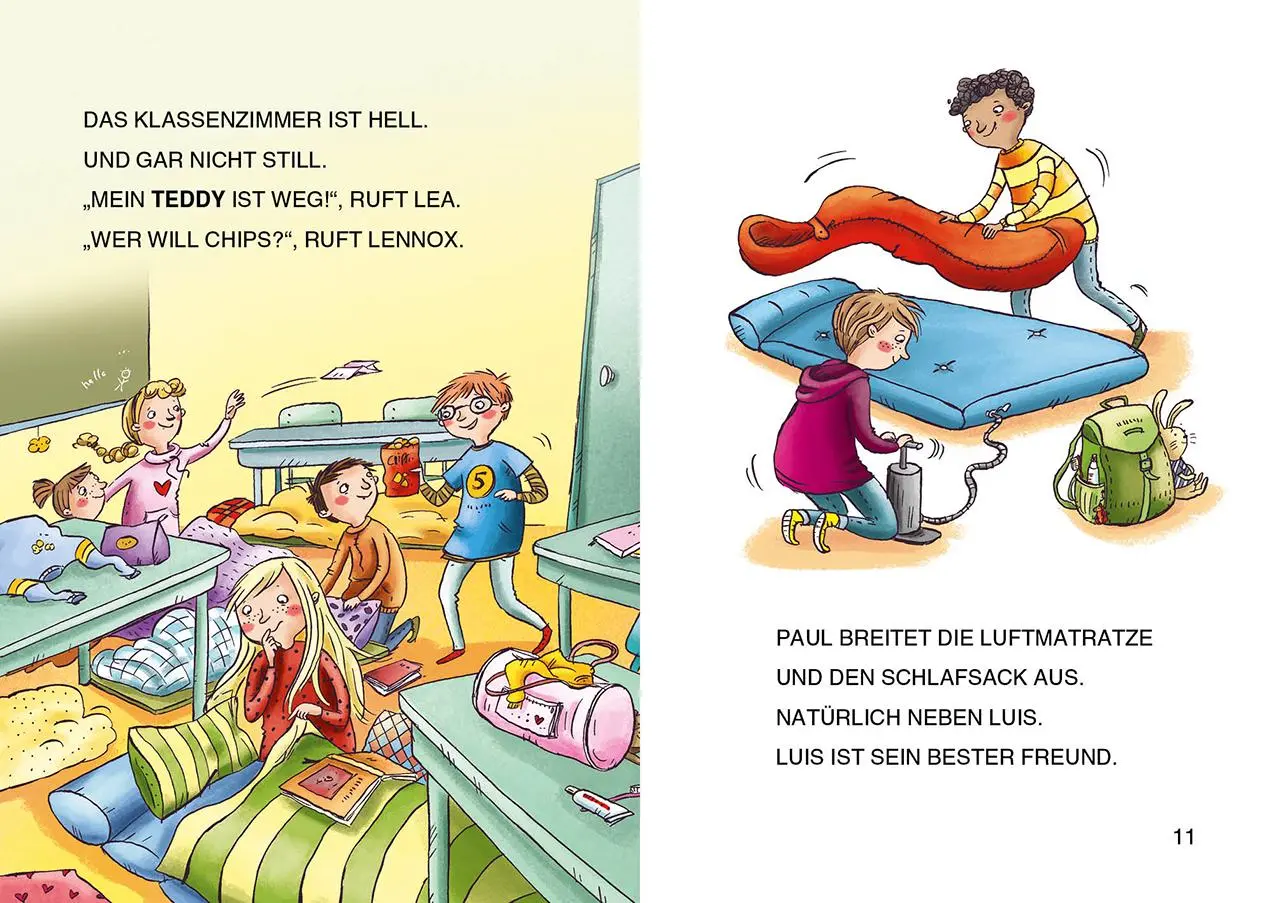 Bild: 9783743201378 | Leselöwen 1. Klasse - Lesenacht im Klassenzimmer | Anna Taube | Buch