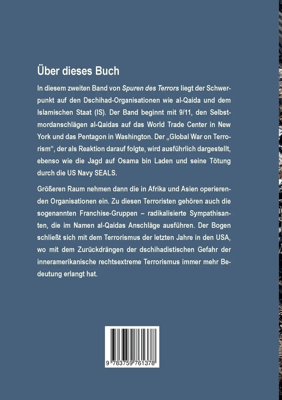 Rückseite: 9783759761378 | Spuren des Terrors | Matthias Plügge | Taschenbuch | 412 S. | Deutsch