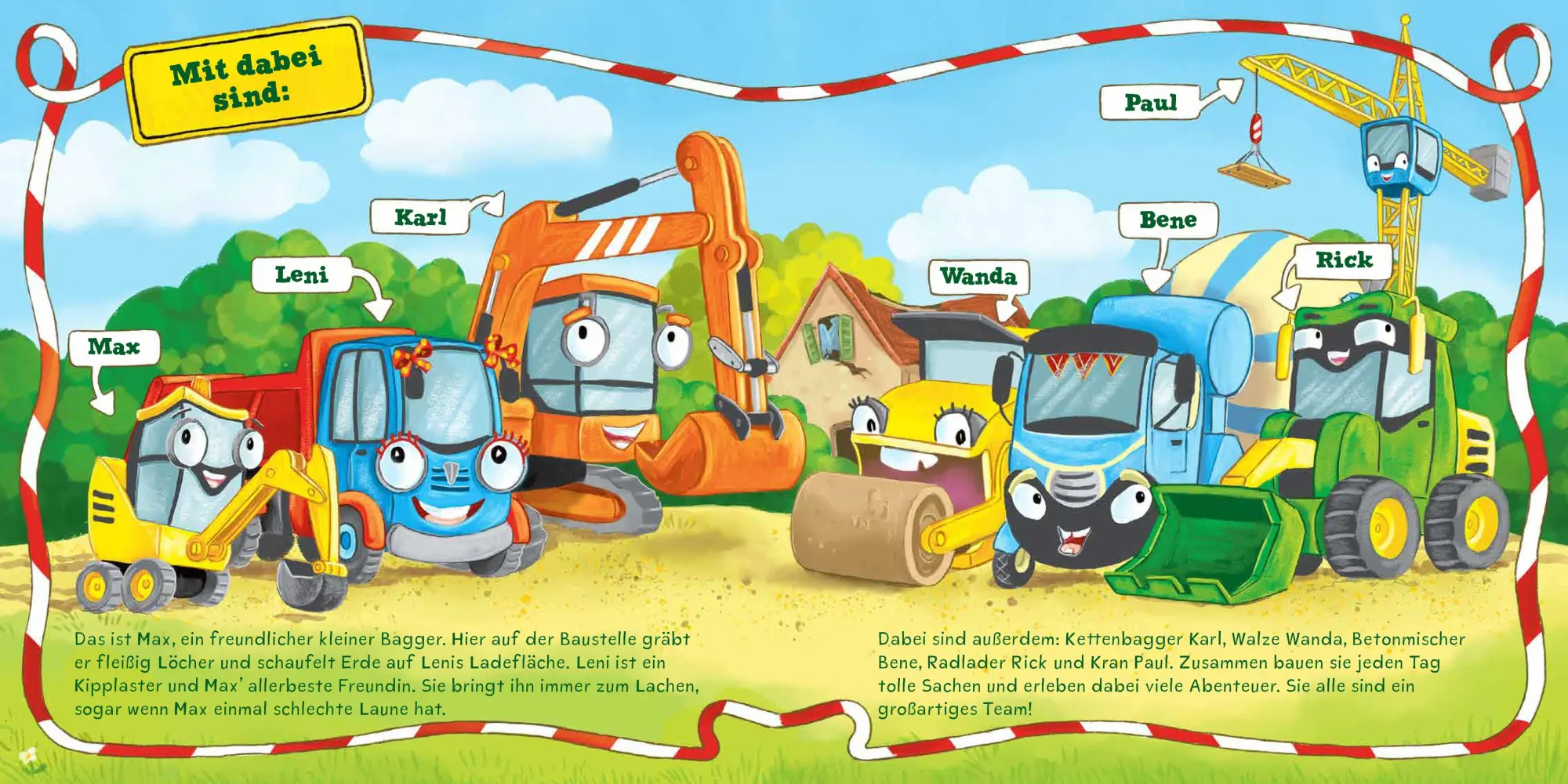 Bild: 9783833911378 | Bagger Max und Laster Leni - Abenteuer auf der Baustelle | Buch | 2026