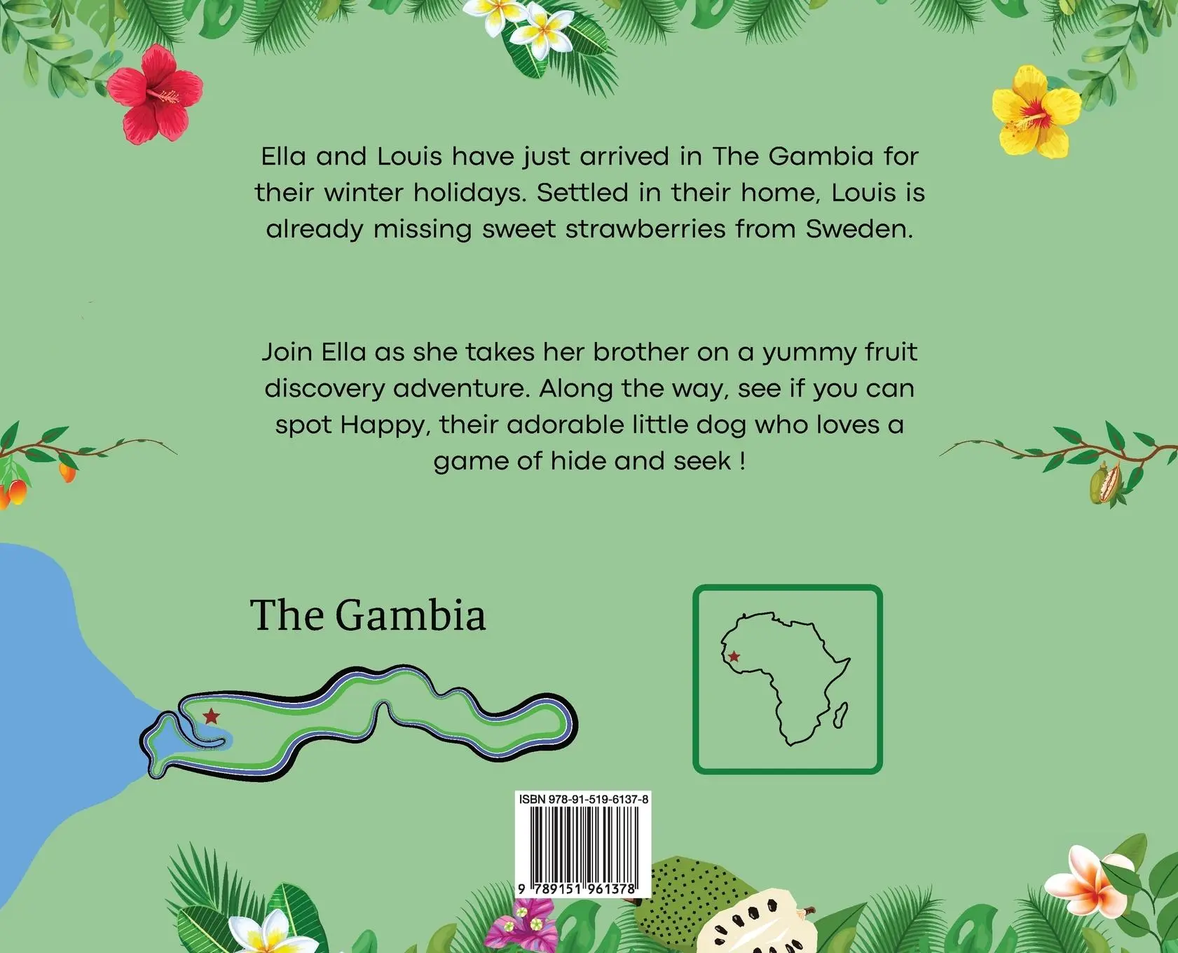 Rückseite: 9789151961378 | Mangoes &amp; MonkeyBread; Fruity Fun with Ella &amp; Louis | Emily Joof