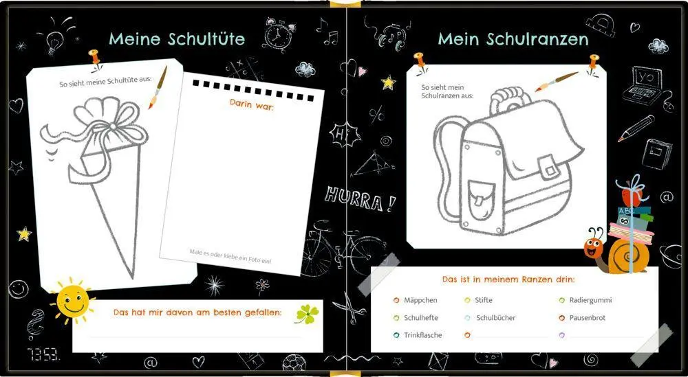 Bild: 4050003951478 | Eintragalbum - Hurra, ich bin ein Schulkind | Anne Mußenbrock | Buch