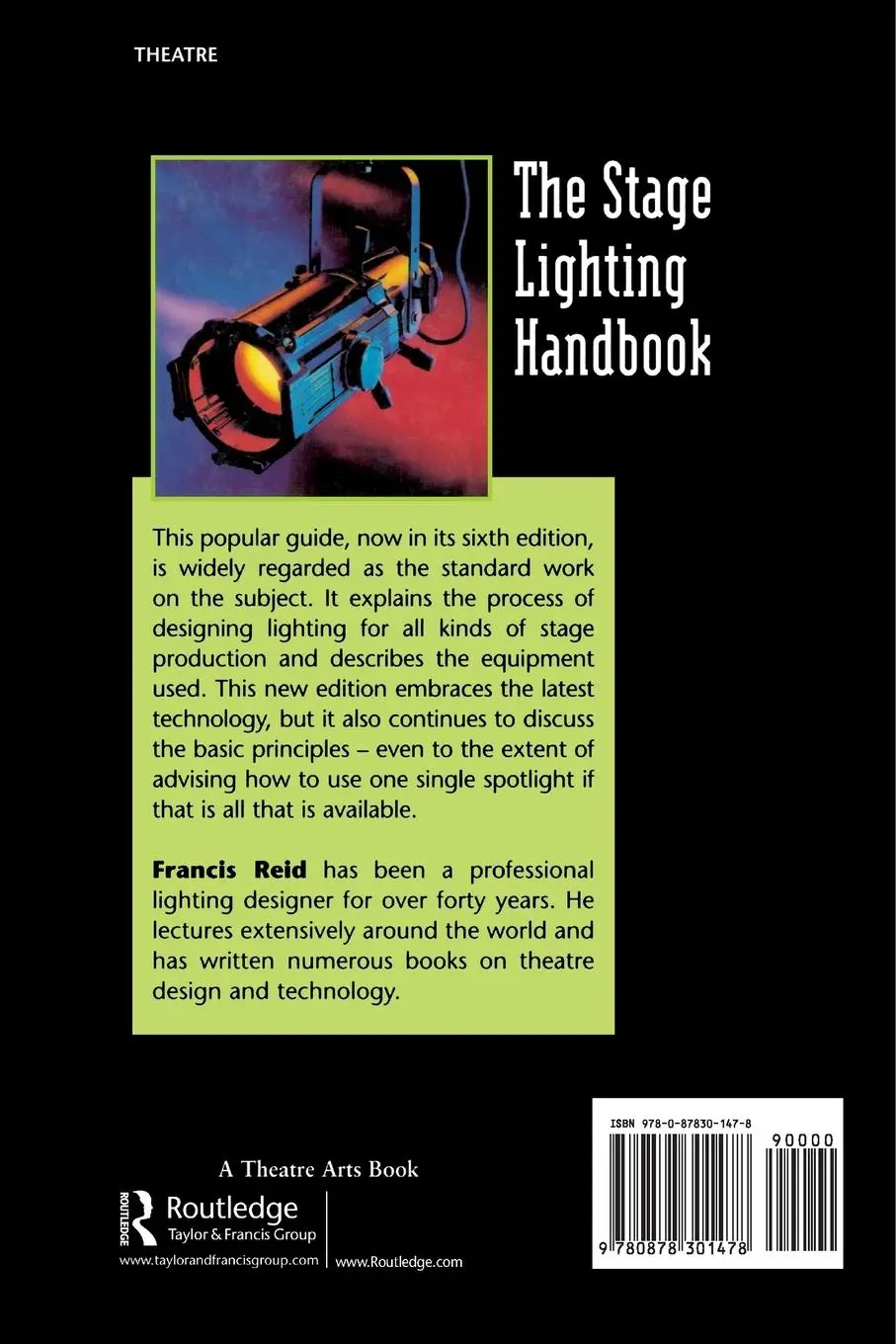 Rückseite: 9780878301478 | The Stage Lighting Handbook | Francis Reid | Taschenbuch | Englisch