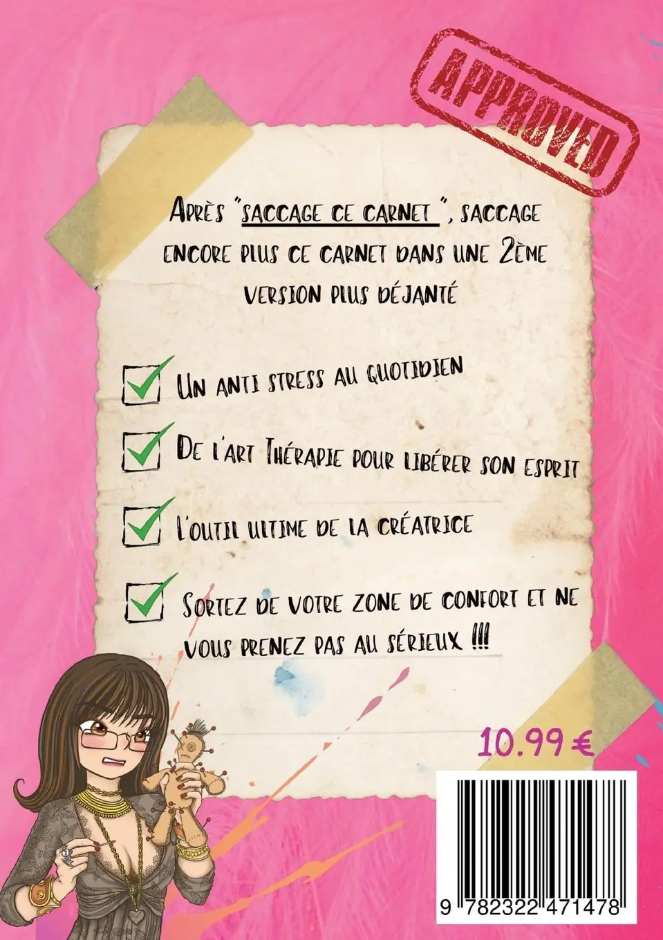 Rückseite: 9782322471478 | Saccage et finis ce carnet de filles (édition limitée) | Rick Thims