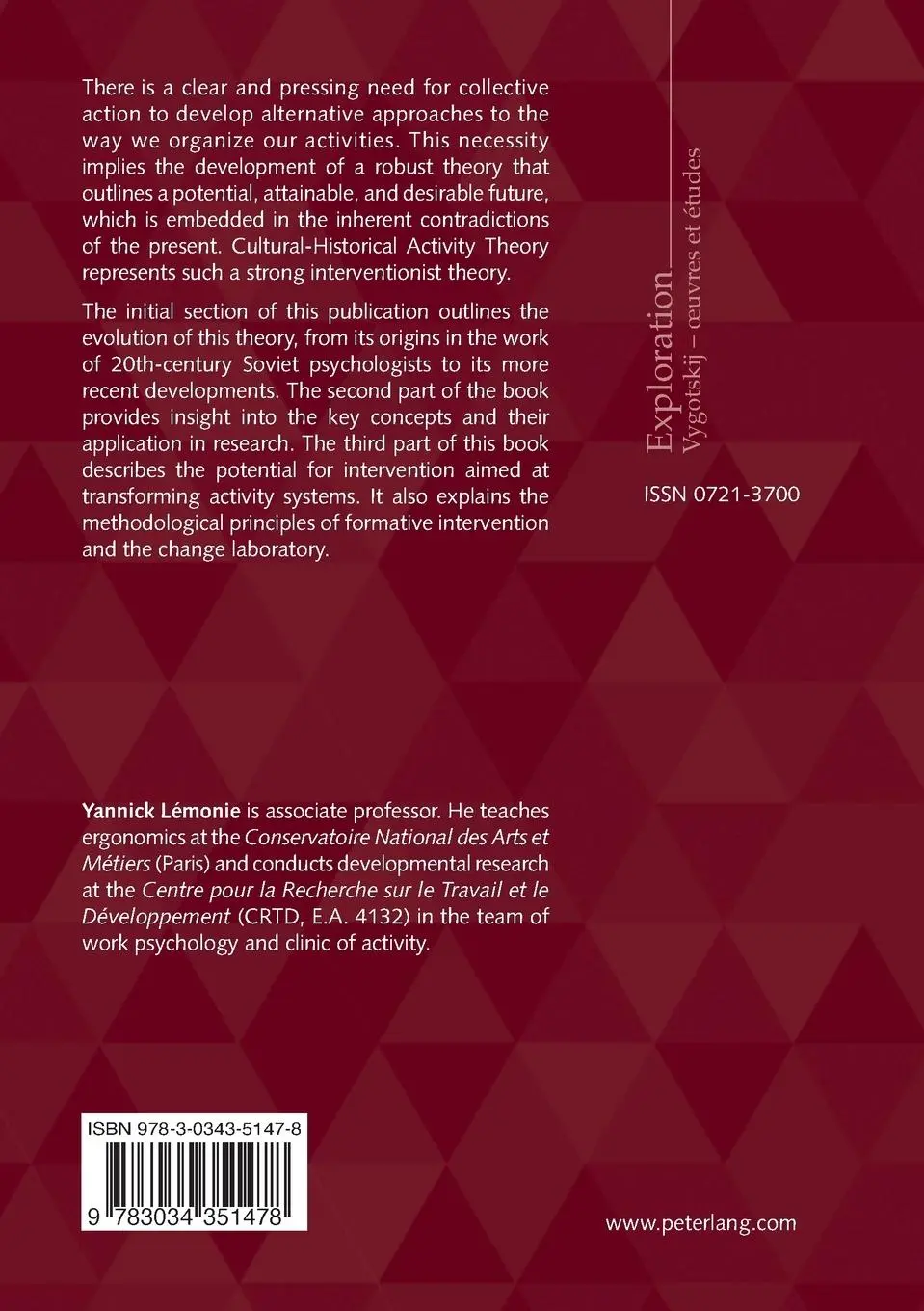 Rückseite: 9783034351478 | Transforming &amp; Understanding | Yannick Lémonie | Taschenbuch | 2025