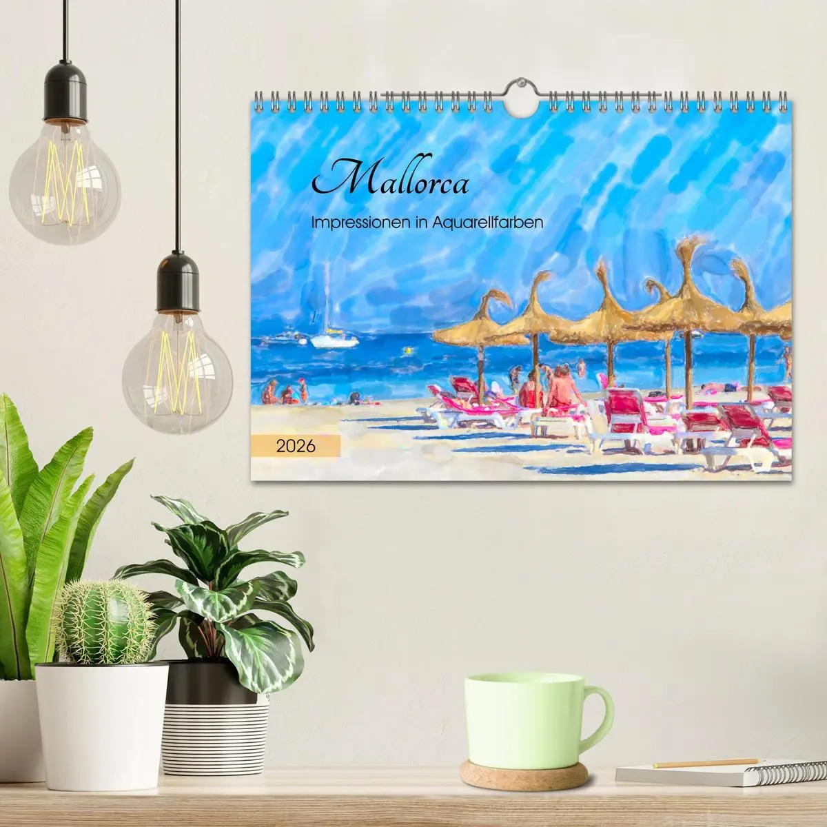 Bild: 9783457701478 | Mallorca - Impressionen in Aquarellfarben (Wandkalender 2026 DIN A4...