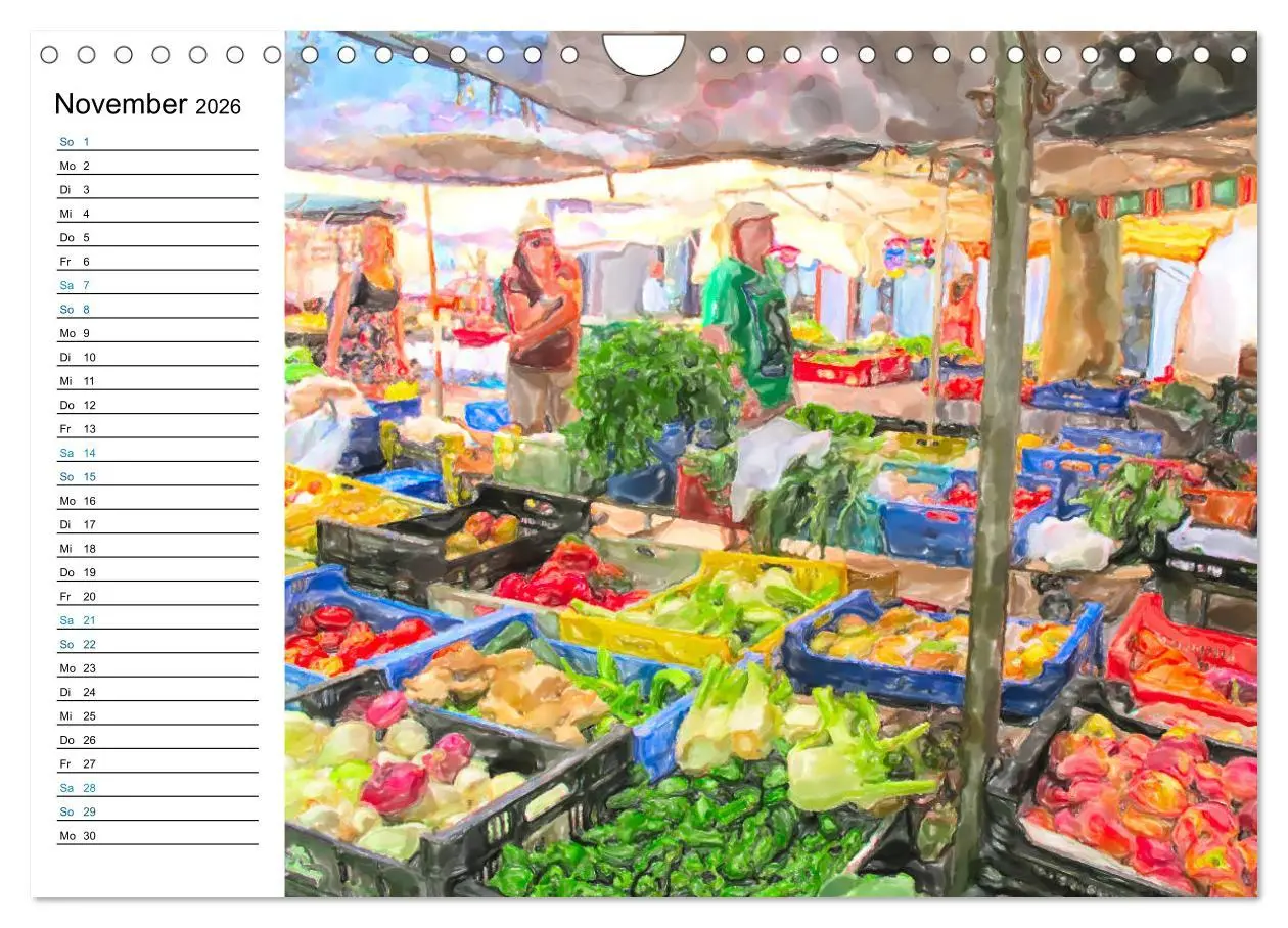 Bild: 9783457701478 | Mallorca - Impressionen in Aquarellfarben (Wandkalender 2026 DIN A4...