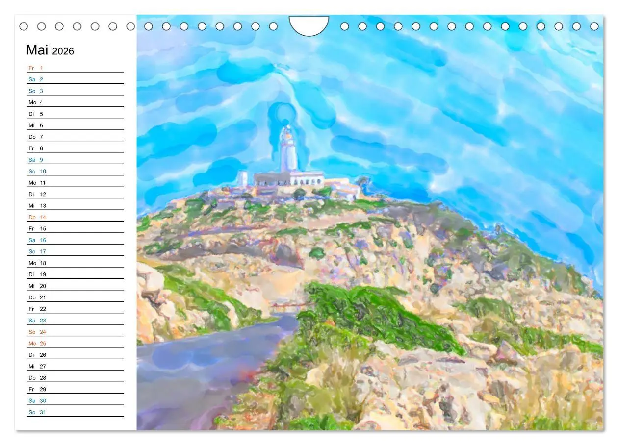 Bild: 9783457701478 | Mallorca - Impressionen in Aquarellfarben (Wandkalender 2026 DIN A4...