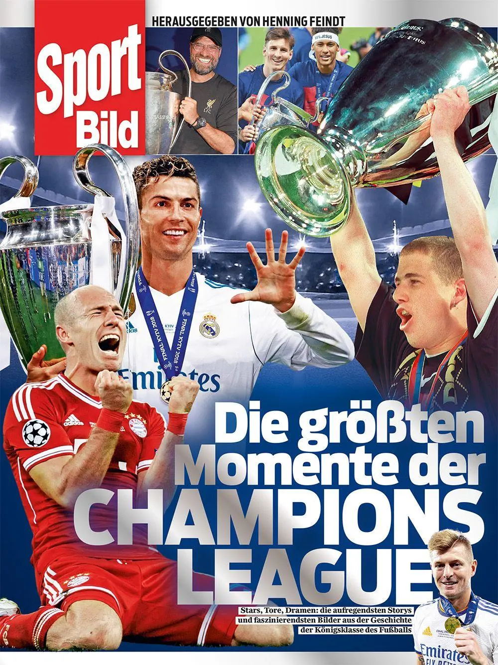 Cover: 9783667131478 | Die größten Momente der Champions League | Henning Feindt | Buch