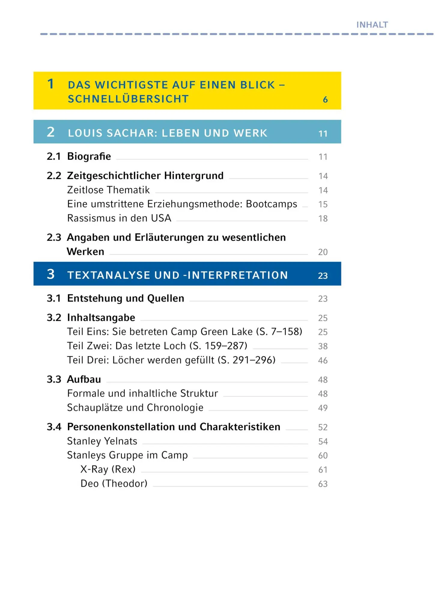 Bild: 9783804431478 | Löcher - Textanalyse und Interpretation | Louis Sachar | Taschenbuch