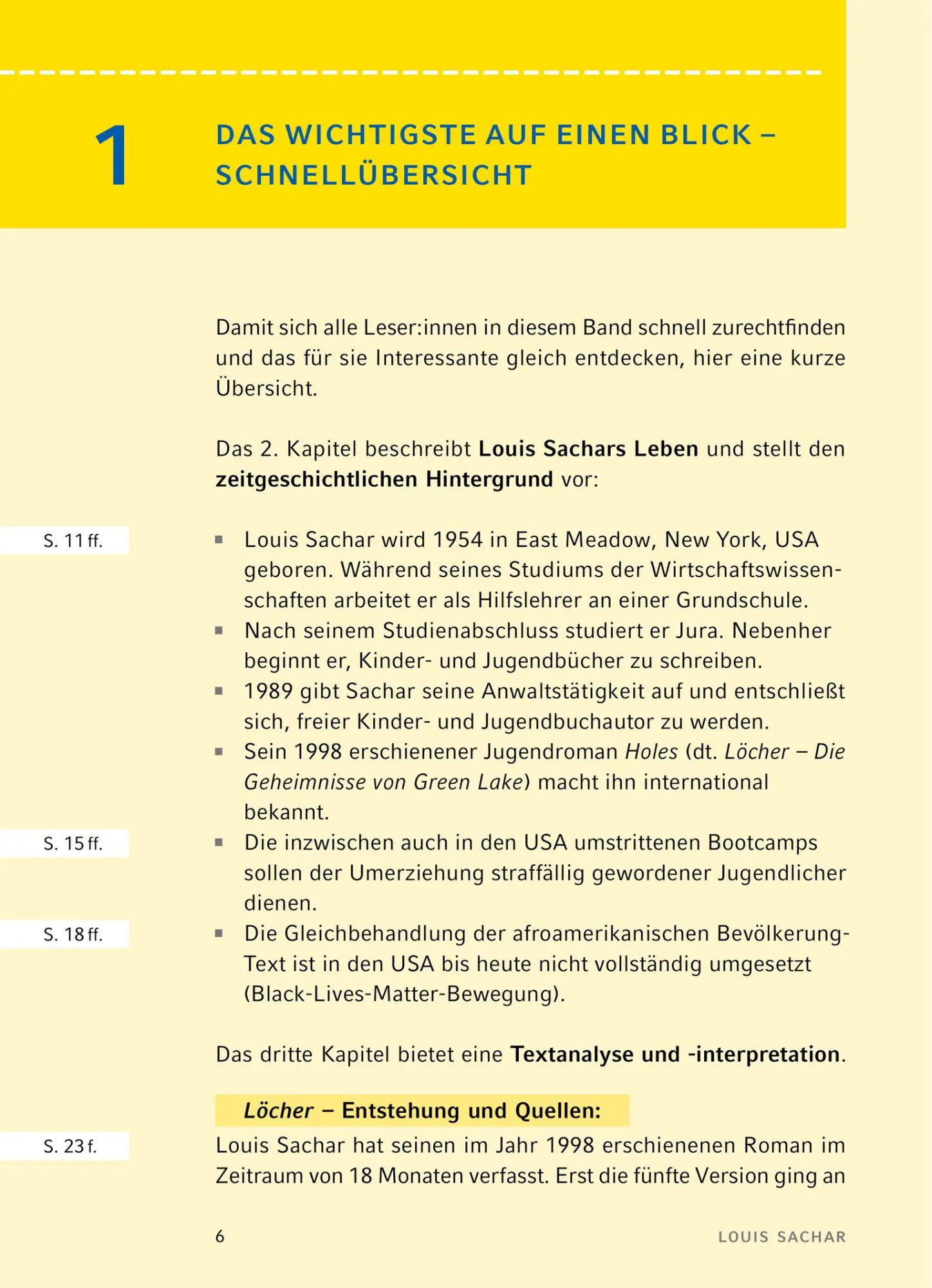 Bild: 9783804431478 | Löcher - Textanalyse und Interpretation | Louis Sachar | Taschenbuch
