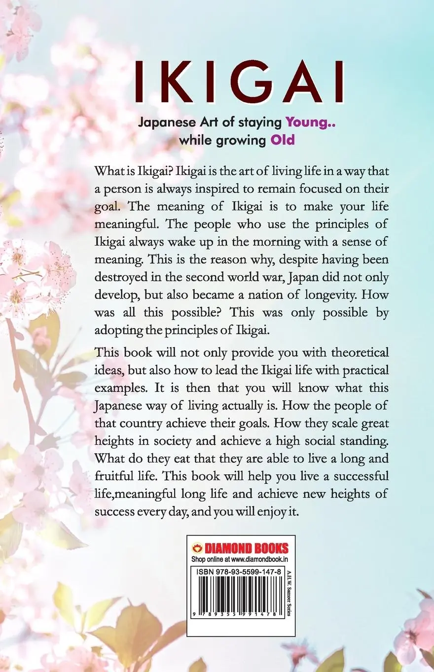 Rückseite: 9789355991478 | Ikigai | Japanese Art of staying Young.. While growing Old | Miki