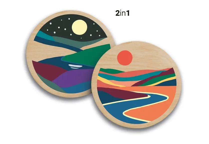 Cover: 4005555231578 | CreArt, Malen nach Zahlen Wooden - Fluss der Natur | Spiel | Deutsch