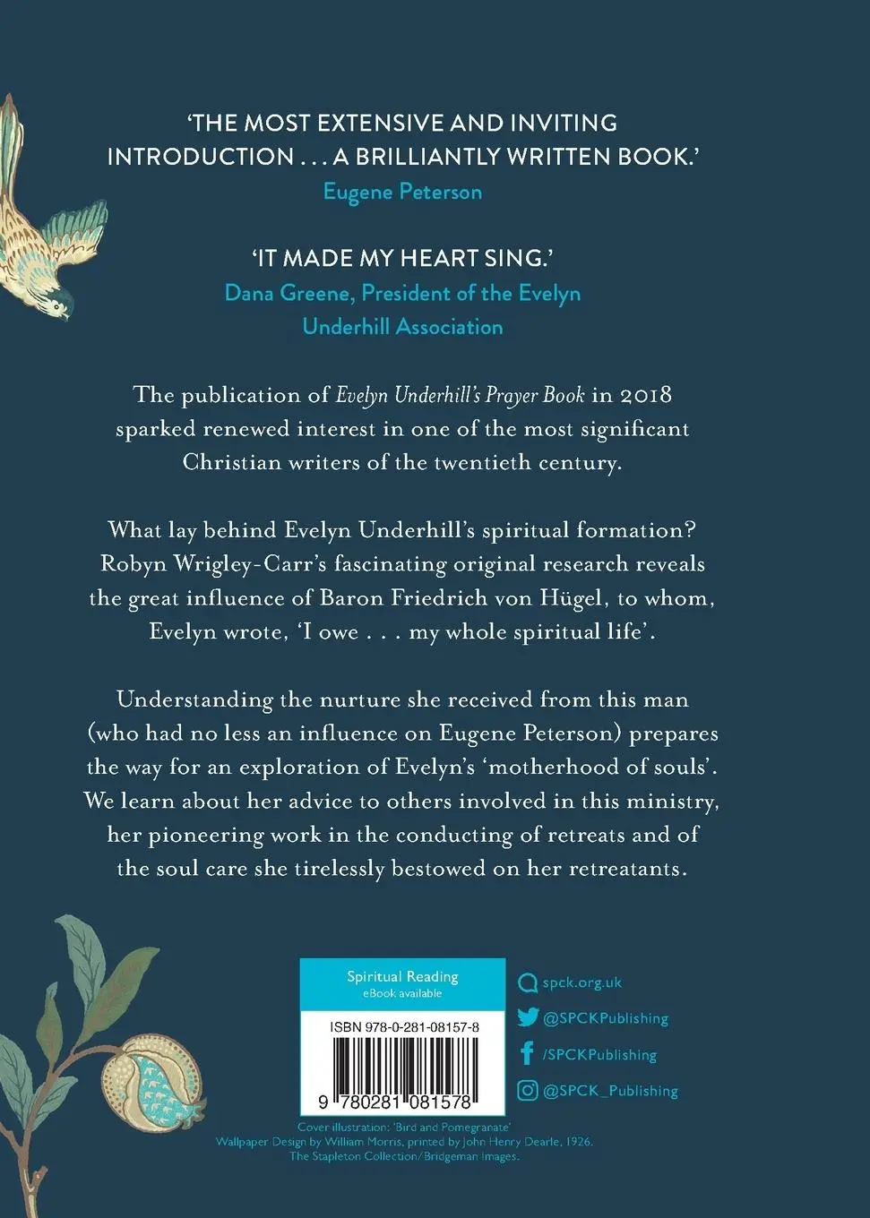 Rückseite: 9780281081578 | The Spiritual Formation of Evelyn Underhill | Robyn Wrigley-Carr