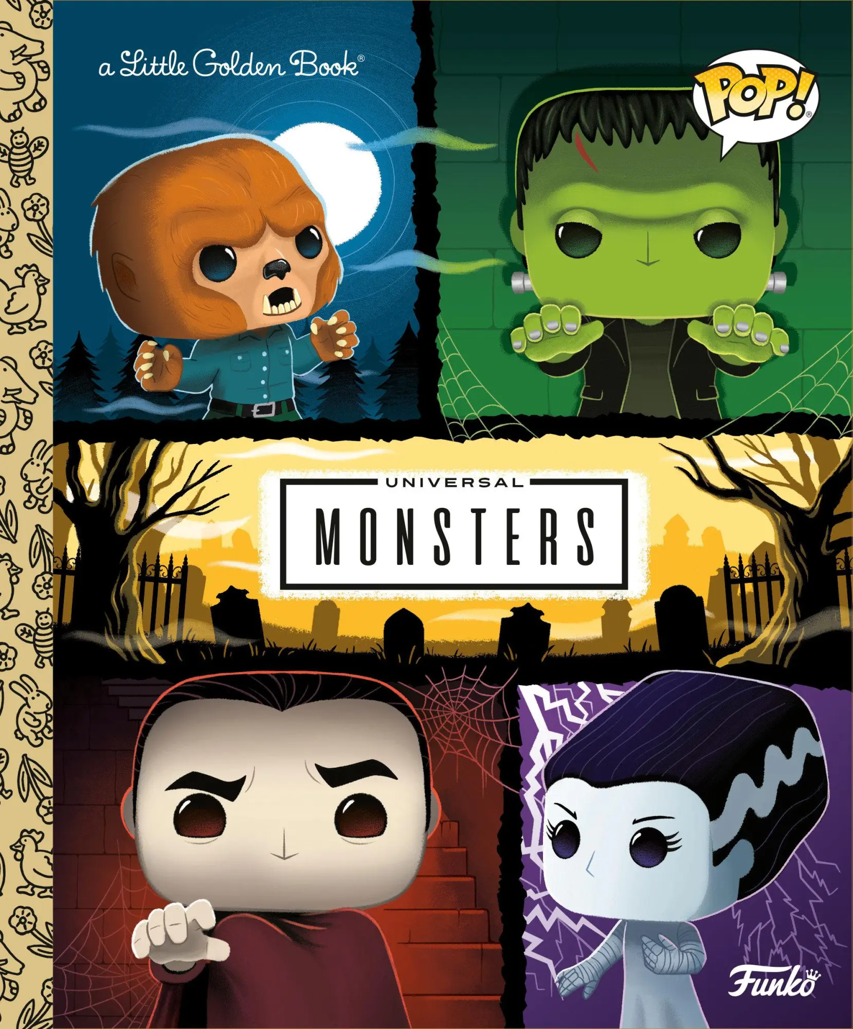 Cover: 9780593481578 | Universal Monsters Little Golden Book (Funko Pop!) | M D Brundlefly