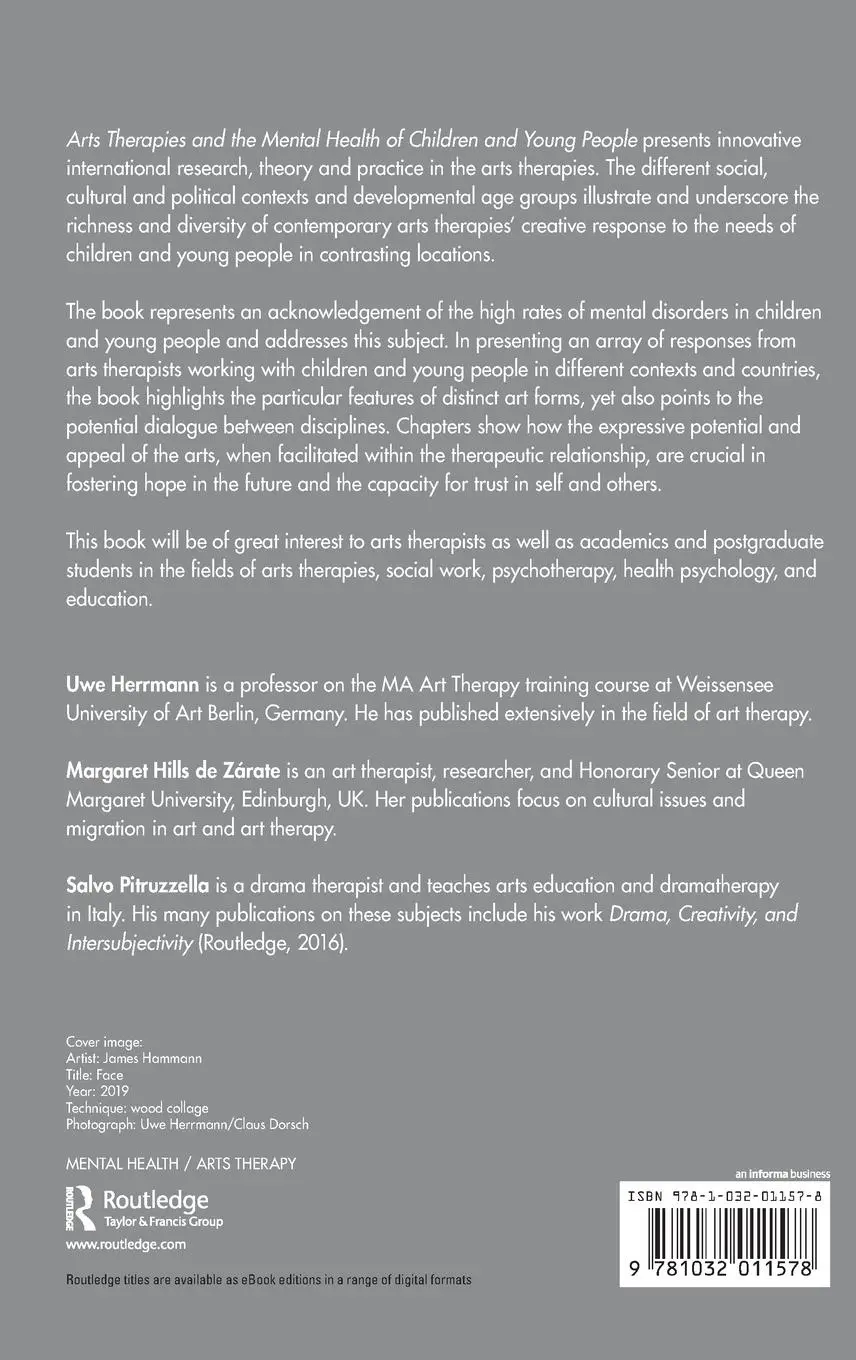 Rückseite: 9781032011578 | Arts Therapies and the Mental Health of Children and Young People