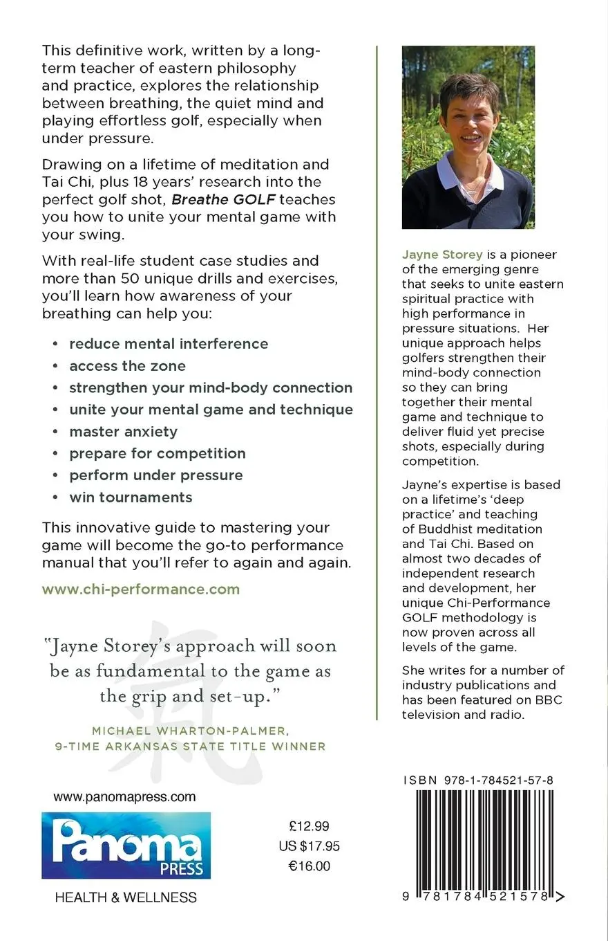 Rückseite: 9781784521578 | Breathe GOLF | The Missing Link to a Winning Performance | Storey