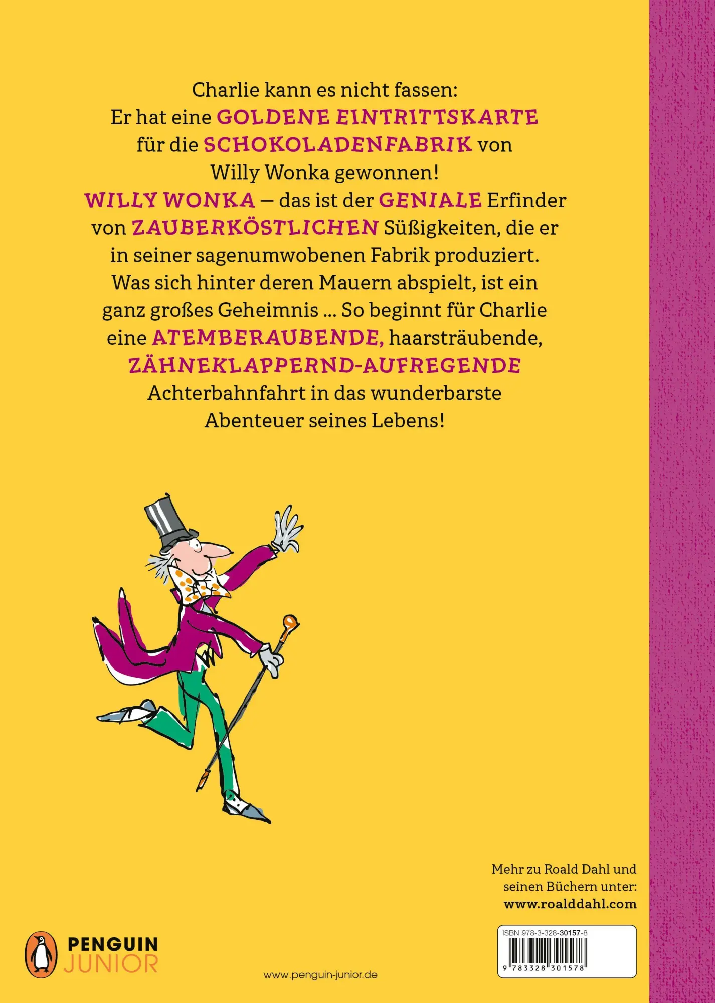 Bild: 9783328301578 | Charlie und die Schokoladenfabrik | Roald Dahl | Buch | 184 S. | 2022