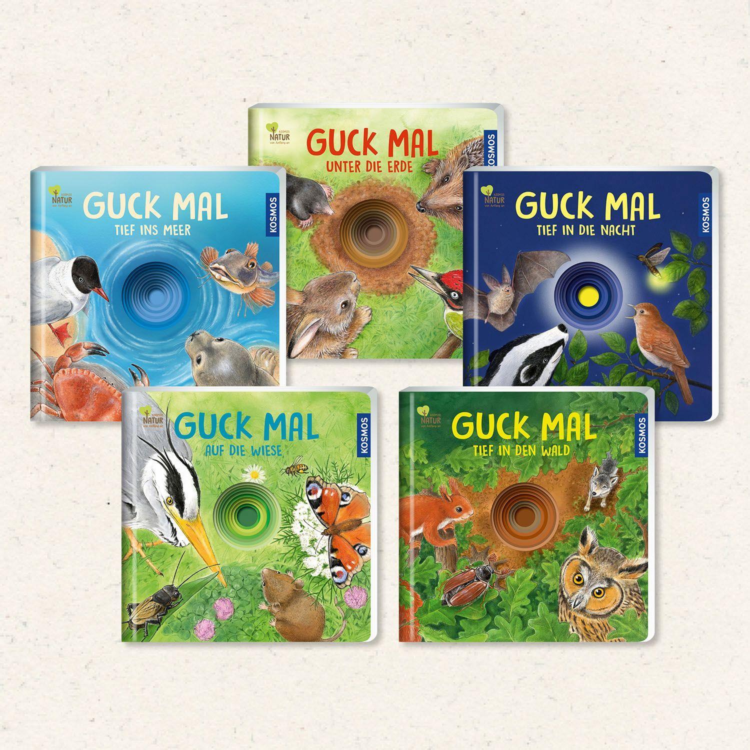 Bild: 9783440171578 | Guck mal tief in die Nacht | Lisa Apfelbacher (u. a.) | Buch | 24 S.