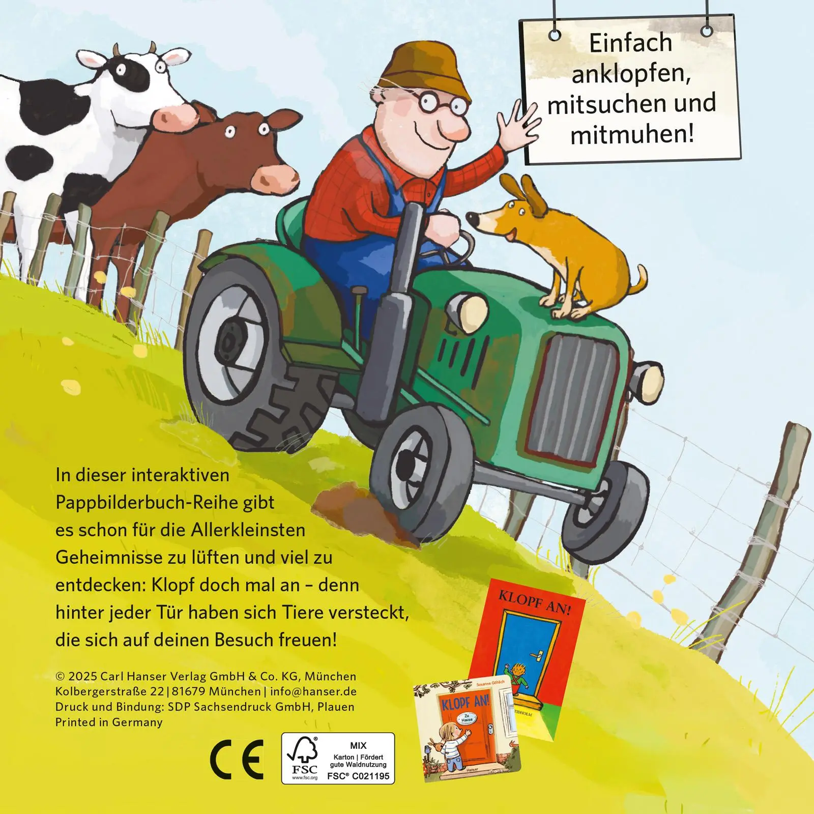 Bild: 9783446281578 | Klopf an! Auf dem Bauernhof | Henrike Wilson | Buch | 20 S. | Deutsch