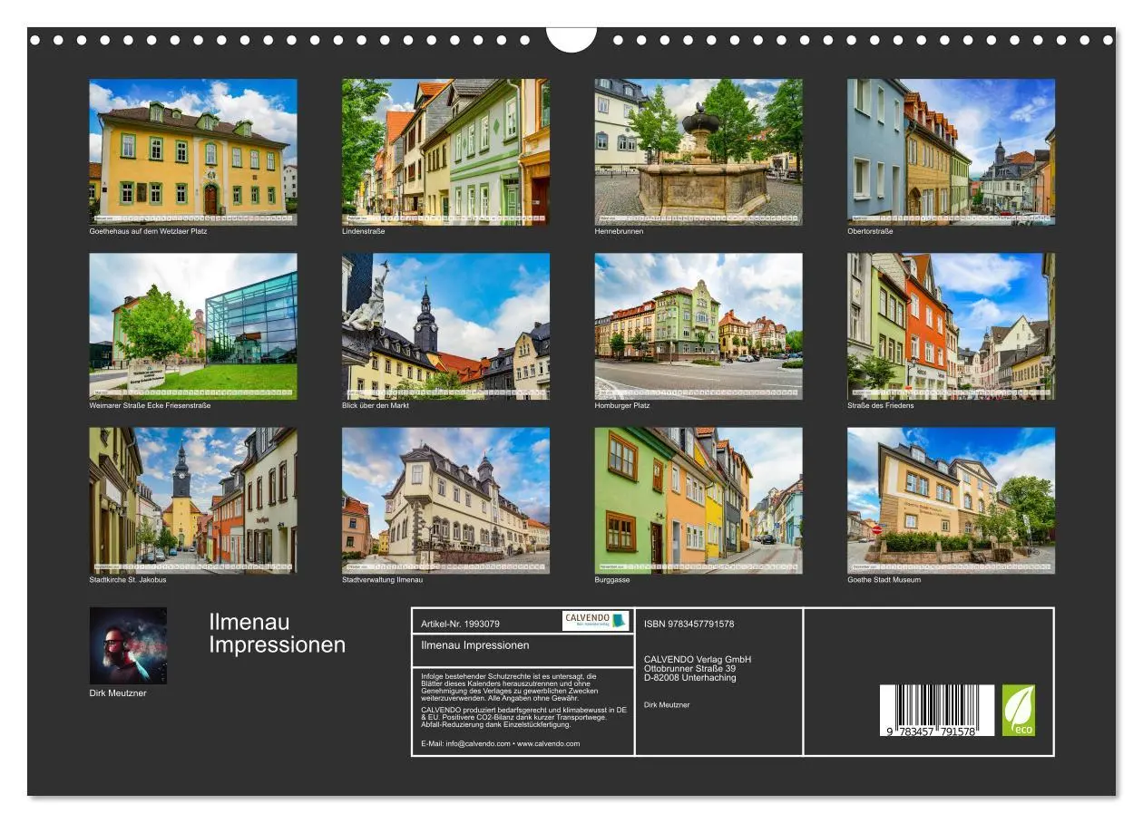 Bild: 9783457791578 | Ilmenau Impressionen (Wandkalender 2026 DIN A3 quer), CALVENDO...