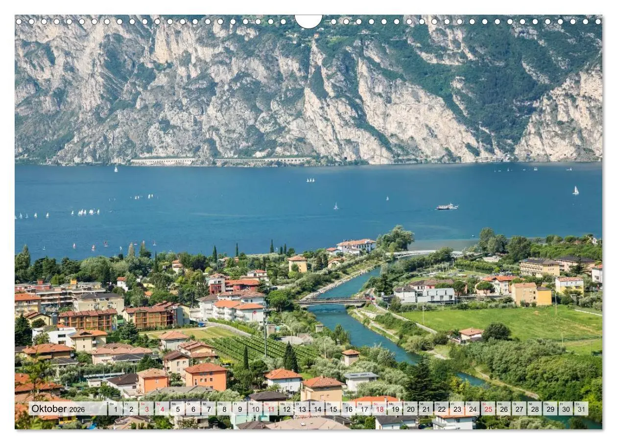 Bild: 9783516021578 | WUNDERBARER GARDASEE Riva del Garda und Torbole (Wandkalender 2026...