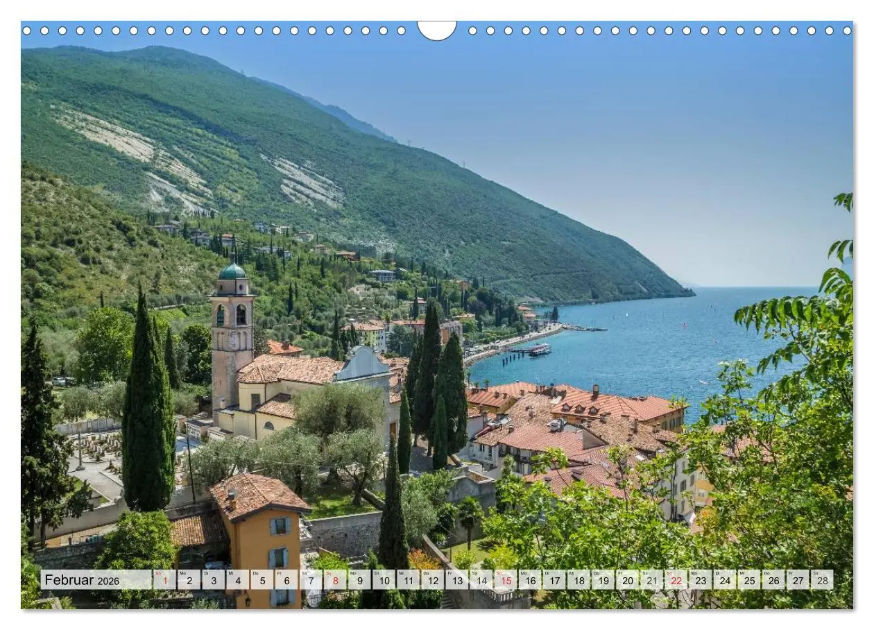 Bild: 9783516021578 | WUNDERBARER GARDASEE Riva del Garda und Torbole (Wandkalender 2026...